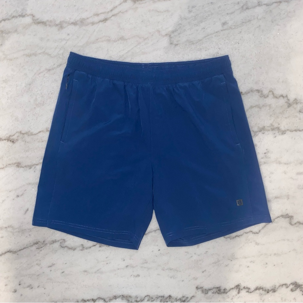 Layer 8 Light Blue Qwick-Dry Athletic Shorts